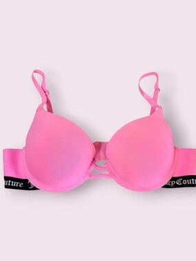 Juicy Couture Hot Pink Push-Up Bra Size 34 B